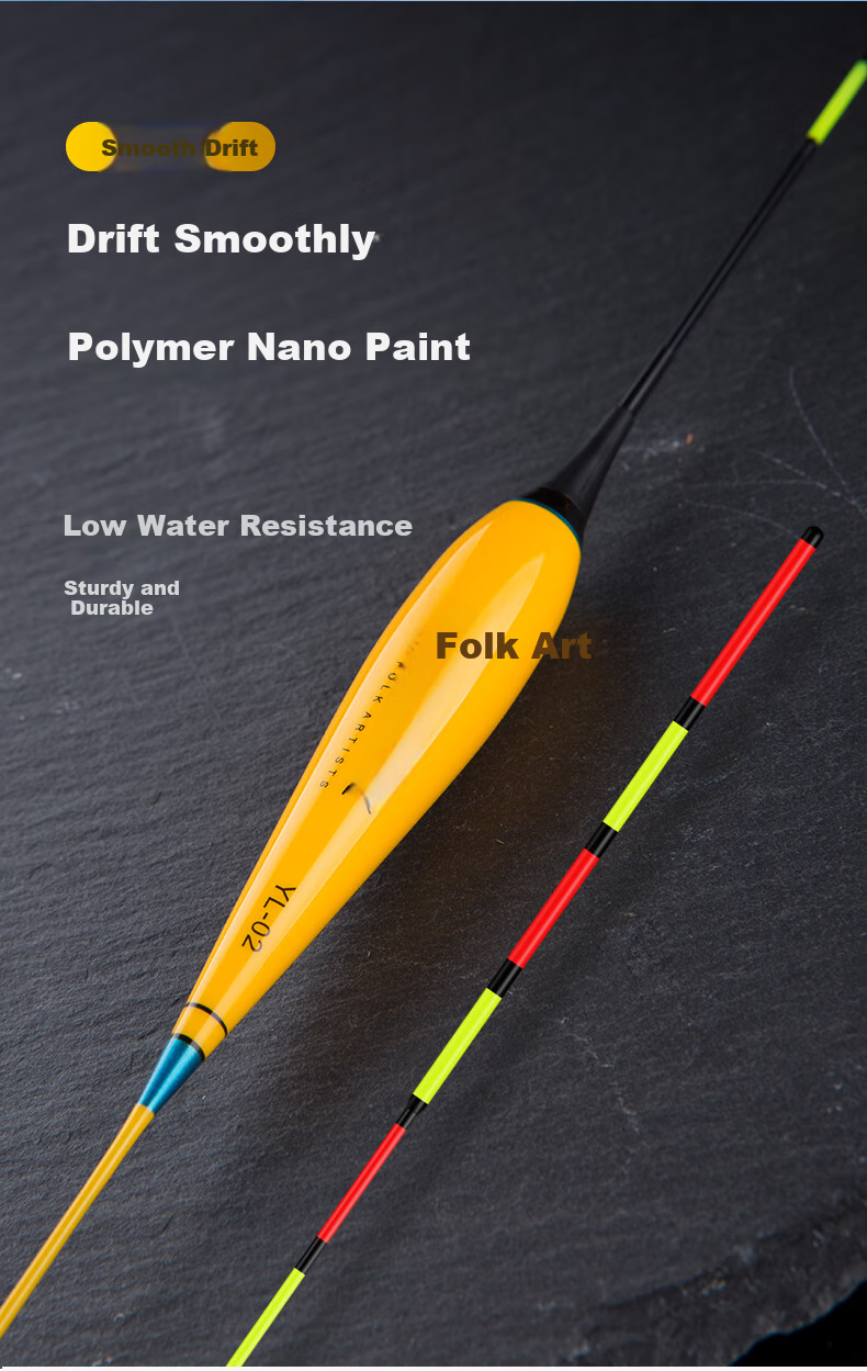 Minjianyiren, Carp And Snakehead Biting Hook Color-Changing Luminous Float, Day And Night Dual-Use Hard-Tailed Fishing Float, Thickened Eye-Catching Night Fishing Electronic Float, Big Fish Buoy 7
