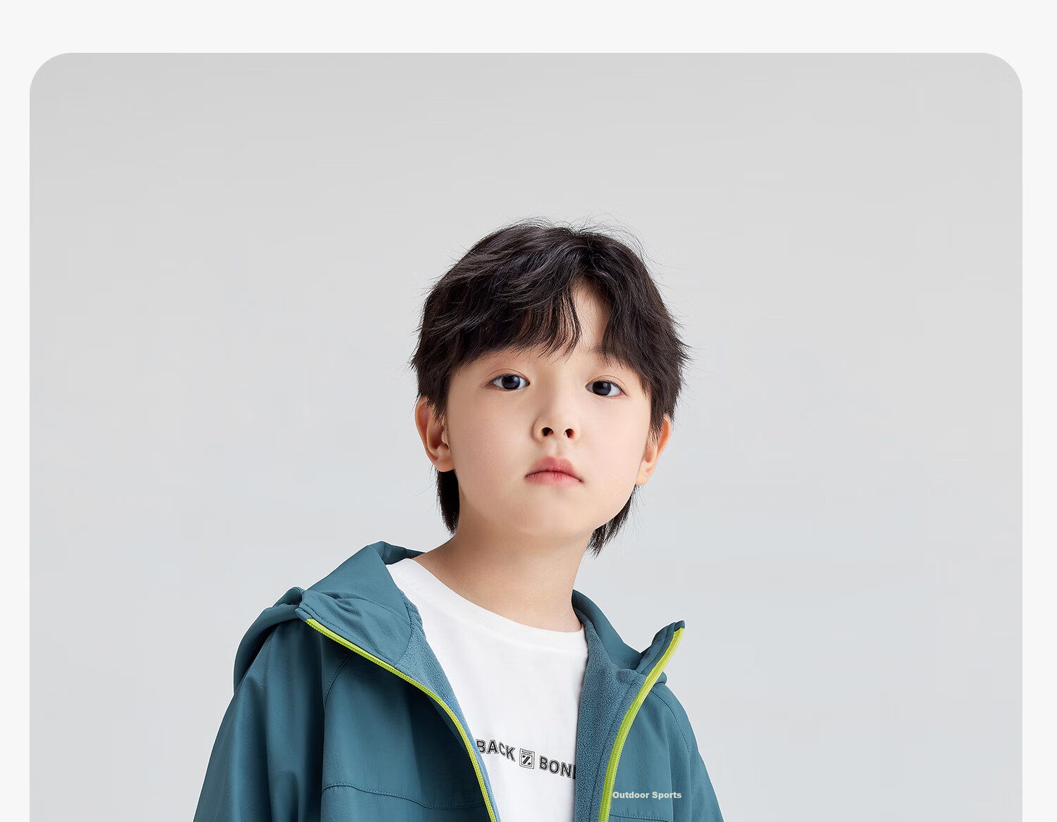 Zuoxi Boys' Fleece-Lined Jacket, 2026 New Children's Softshell Outerwear, Fleece Integrated Top, Gray, Size 160 27