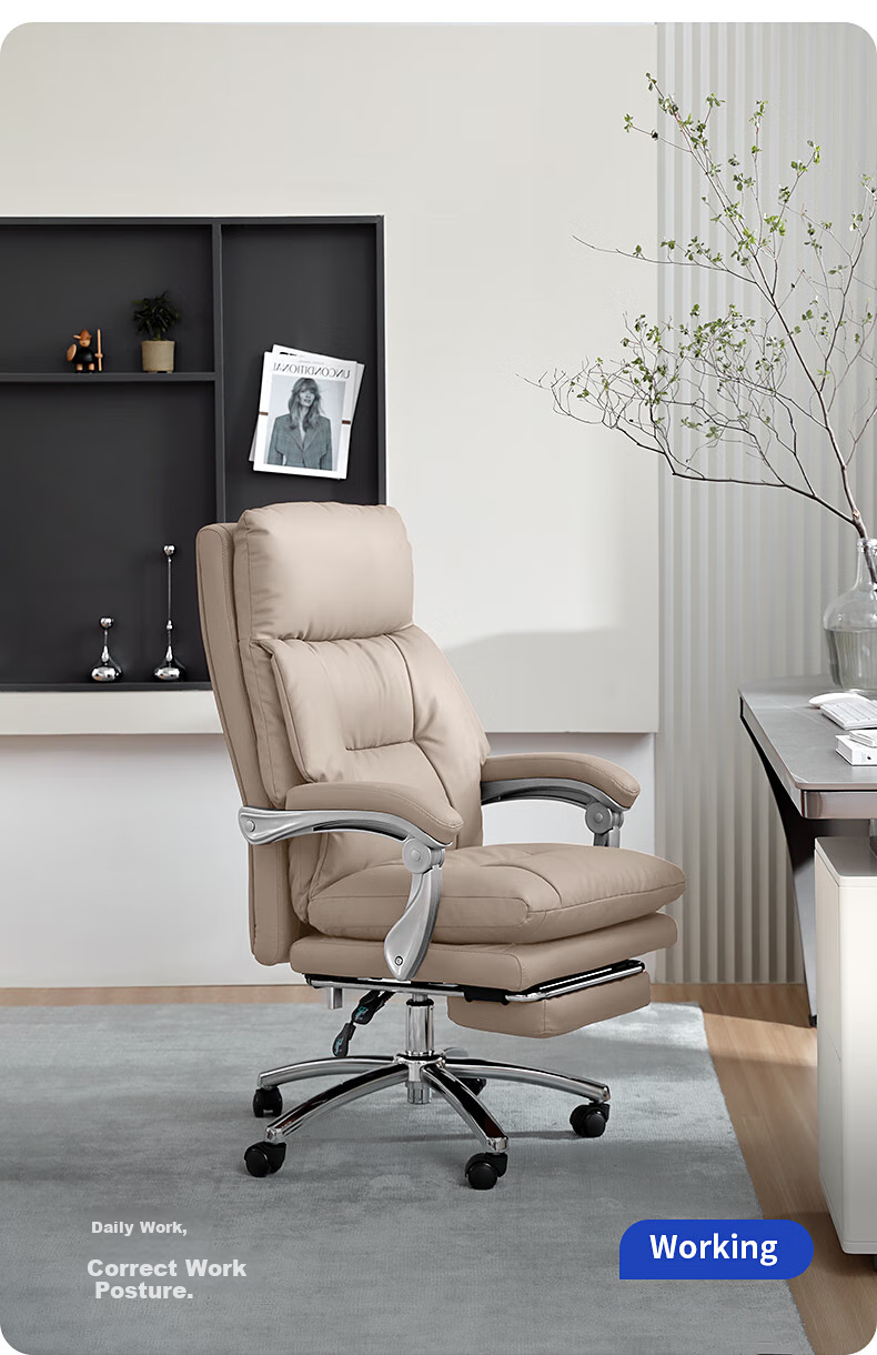 Guquan Ergonomic Office Chair, Computer Chair, Reclining Chair, Comfortable for Long Sitting, Executive Chair, Home Chair C570 Black 4