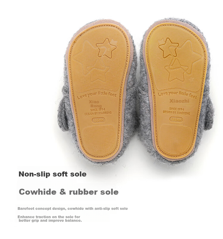 Xiaorong Baby Shoes for Ages 0-1 Toddler Walking Shoes Star Pattern Boys' Shoes Spring Autumn Winter Soft Sole Indoor Sports Floor Shoes 11