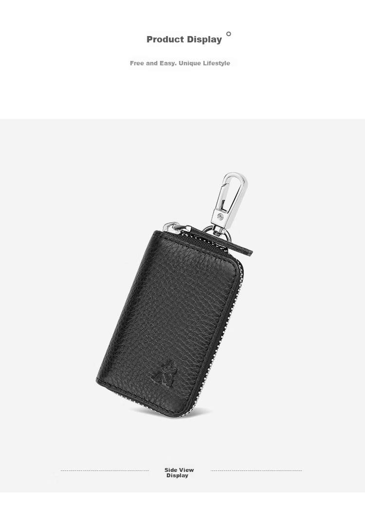 MEXICAN Key Case for Men And Women, Top-Grain Leather, Two-In Multifunctional Key And Coin Purse, Lightweight, for Home And Car Use 12