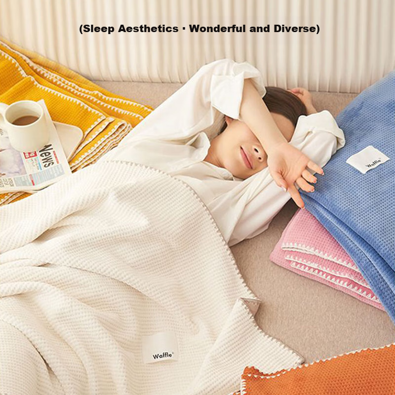 Плед Wuyinliangpin Luxury Waffle Milk Velvet, 150*200 см
