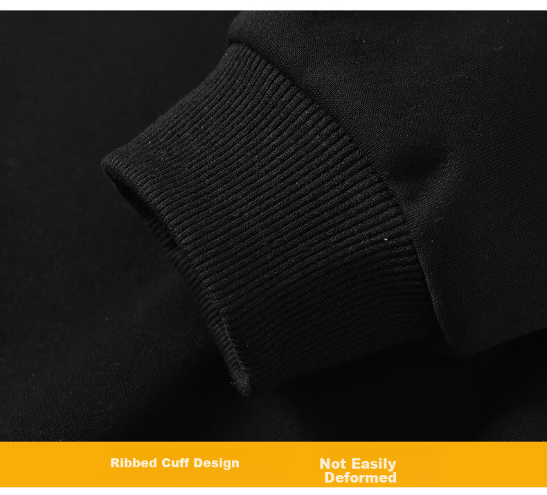 JEEP SPIRIT Men's Long Sleeve Polo Shirt Autumn Lapel Sweatshirt Loose Comfortable Sports Casual Top Black 2XL 15