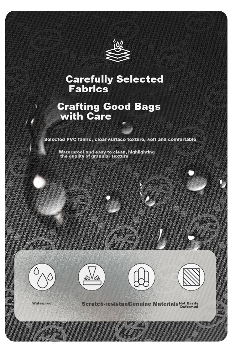 MARK FAIRWHALE Premium Men's Crossbody Bag, Vintage Pattern Chain Bag, Men's Shoulder Bag for Commuting, Portable Phone Bag, Small Messenger Bag 5