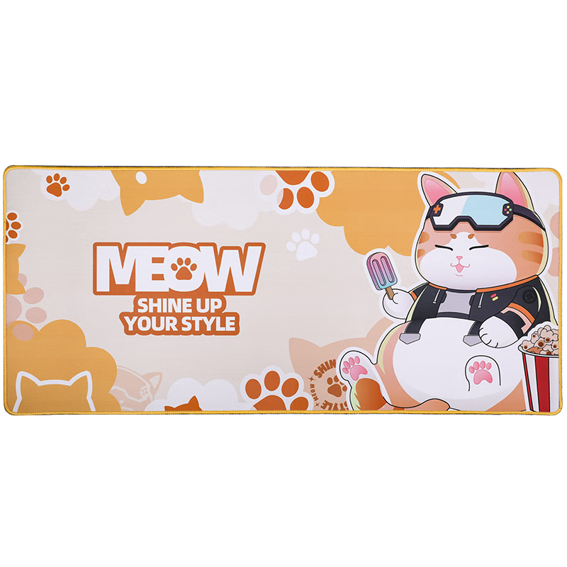Colorful COLORFIRE Orange Gaming Mouse Pad FPS Mouse Mat Small and Medium Office Computer Desk Pad 800x350mm