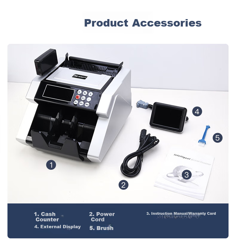Weirong HK7088(C) Currency Counter, 2025 New Version Commercial Multi-Country Currency Small Class C Egyptian Pound, Euro, Renminbi New Currency, US Dollar American Verify Counterfeit Money Machine 10