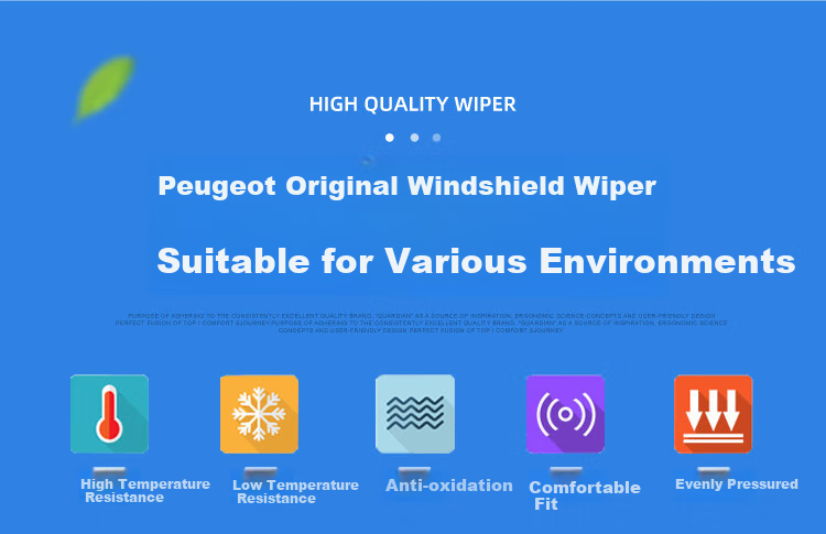 Aoye Windshield Wipers Suitable for Peugeot 307 (2008-2015 Models), Specialized Frameless Design, Original Size Front Wipers, 1 Pair Set, 28+26 Inches 4