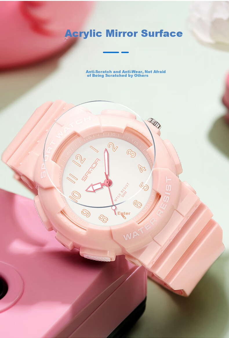 GEORGCOUNT Watch for Men And Women, Youth 2025 New Model, Silent Exam-Specific Waterproof Quartz Watch for Middle And High School Students 11