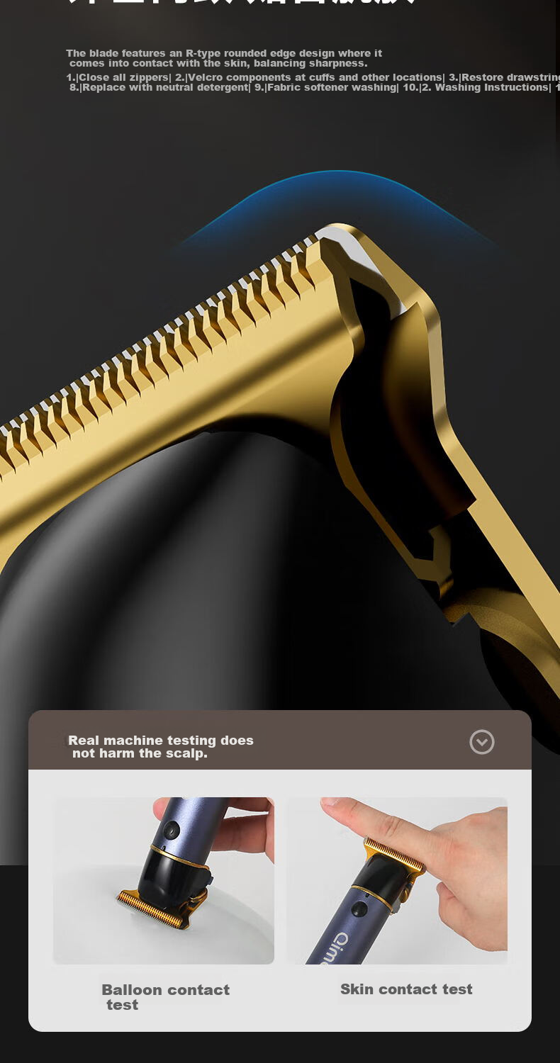 Qiman Hair Clipper, Haircutting Tool, Self-Use Hair Trimmer for Home, Adult And Children's Use, Baby Hair Shaver, Men's Special Electric Hair Clipper, Haircutting Tool, Gift for Father 9