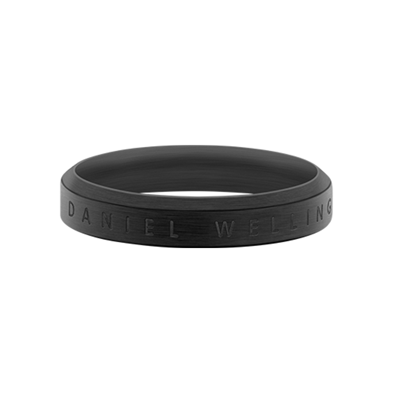 Daniel Wellington (DanielWellington) women's ring, classic couple ring, obsidian black size 52 DW360 birthday gift for girls