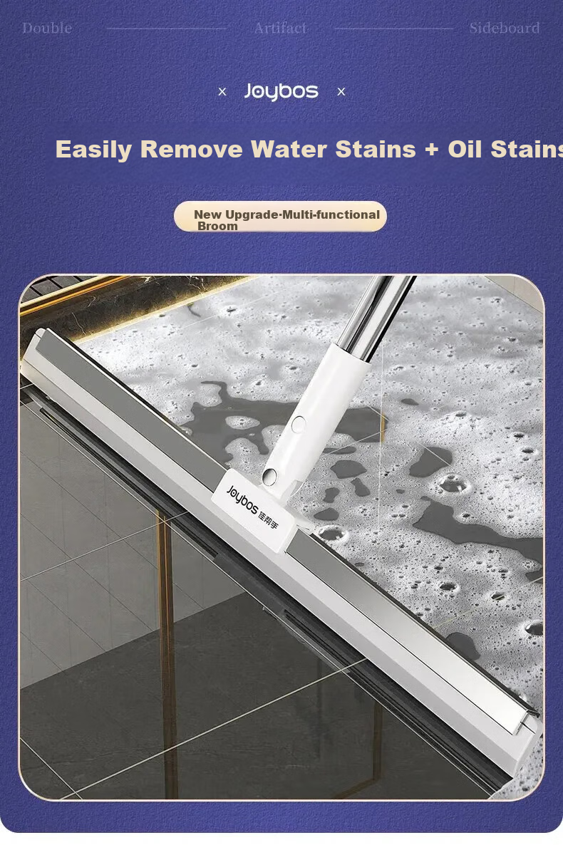 Jiabangshou Magic Squeegee, Floor Scraper Mop, Bathroom Water Wiper, Magic Squeegee for Glass, Length 40cm 2