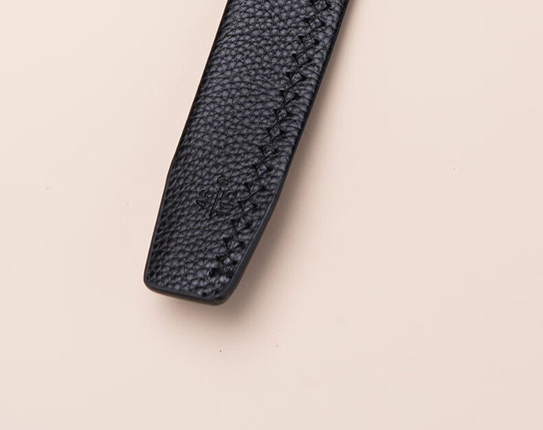 Jeanswest Men's Genuine Leather Belt Strap Without Buckle Trendy Headless Belt Strap 15