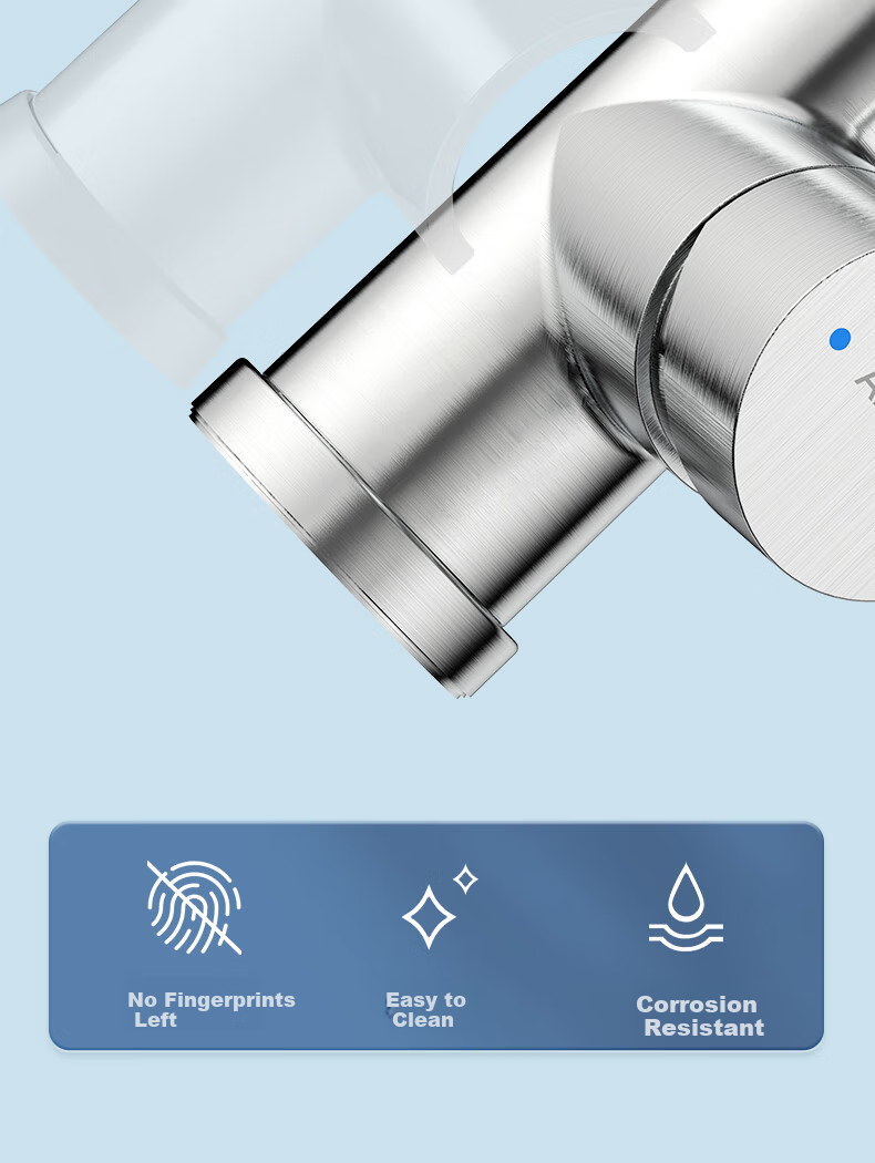 ARROW Gunmetal Basin Faucet, 304 Stainless Steel Body, Bathroom Hot And Cold Tap, Washbasin Rotating Faucet 8