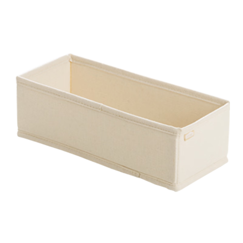 Jicang Wardrobe Storage Box, Home Fabric Drawer-Style Divided Storage, Underwear Organizer Box for Lingerie And Socks, Large Size