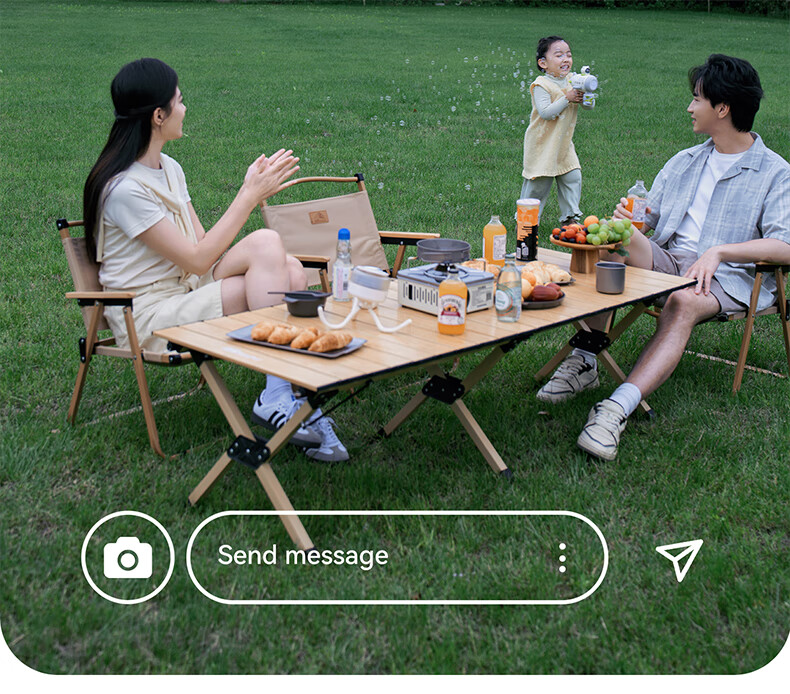 Shanfei Pingya Egg Roll Table Outdoor Folding Chair and Table Camping Table Stable Lightweight Portable Picnic Gear 13