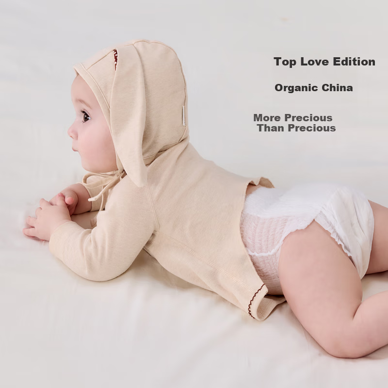Детская одежда для сна Babylove, натуральная, гипоаллергенная, для новорожденных, с длинным рукавом, хлопок 100%, весна-осень, унисекс, размер 52, коричневый