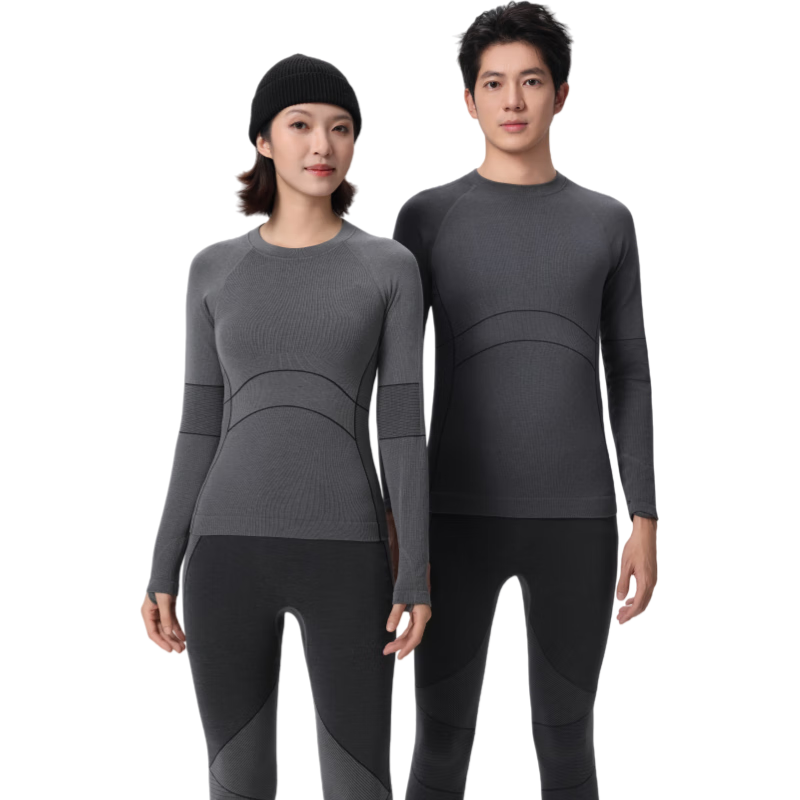 LangSha Outdoor Skiing Quick-drying Clothes Men and Women Functional Underwear Moisture-wicking Sports Mountaineering Running Warm Underwear Set