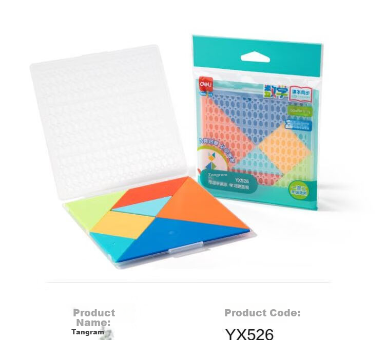Deli Magnetic Geometric Puzzle Set, Back-To Toy for Boys And Girls, Birthday Gift 21