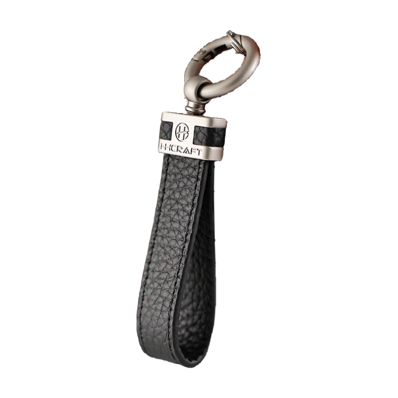 Dijialun Genuine Leather Car Key Chain Pendant, Stylish Personalized Key Ring for Men, Creative Car Accessory Decoratio