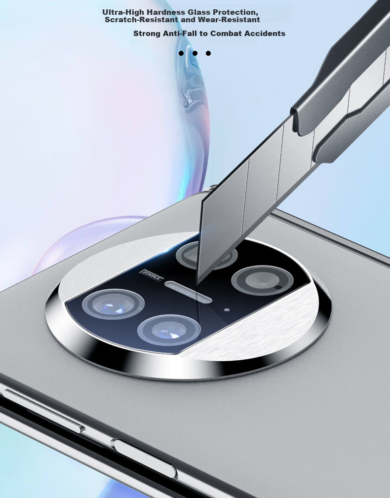 Lanxingxiansheng [AR Anti-Reflective] Lens Protector for Huawei Mate X6 Camera, AR Anti-Reflective Mate X6 Rear Camera Tempered Glass Film, Anti-Fingerprint Automatic Positioning Protective Film 2