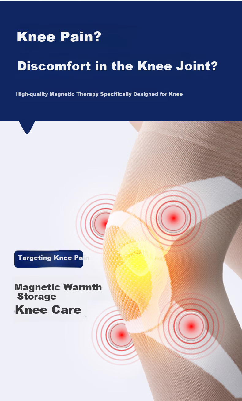 Fashuo Magnetic Therapy Warm Knee Brace, Heat Generation for Autumn And Winter, Meniscus Injury Prevention, Cold Legs Treatment, Fluid Retention Relief, Arthritis Knee Protection Gear 3