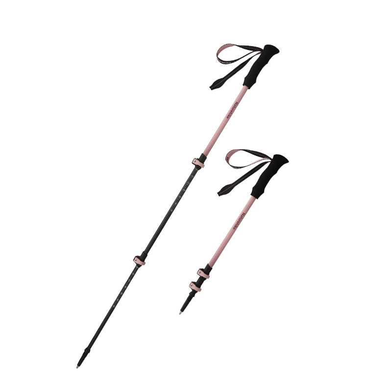 Naturehike Nuoke Chuxue EXT1 Three-Section Carbon Trekking Pole, Carbon Fiber Outdoor Telescopic Hiking Professional Mountaineering Pole with External Lock