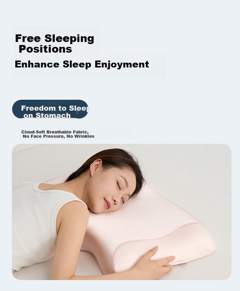 Hengyuanxiang Memory Foam Pillow, Class A Antibacterial, Zero Pressure Deep Sleep Pillow, Neck Protection, Cloud-Like SPA Slow Rebound Memory Cotton Pillow, Deep Sleep Pillow 8