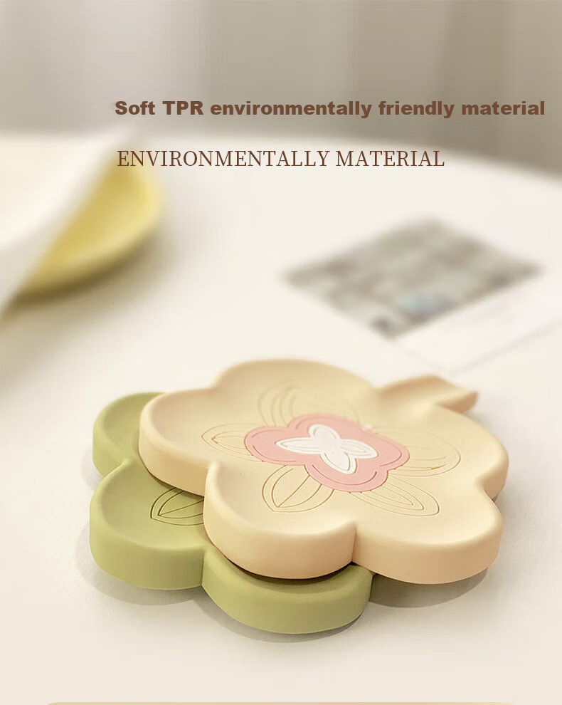 Fanyejia Soft Rubber Soap Dish Set of 2, Draining Bathroom Washbasin Soap Holder, Creative Drainage Soap Storage Rack for Dormitory 6