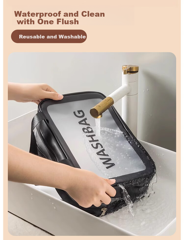 Banzheni Toiletry Bag for Men And Women, Travel Fitness Swimming Makeup Storage Bag, Underwear Organizer, Business Trip Wet And Dry Separation Waterproof Large Capacity 11