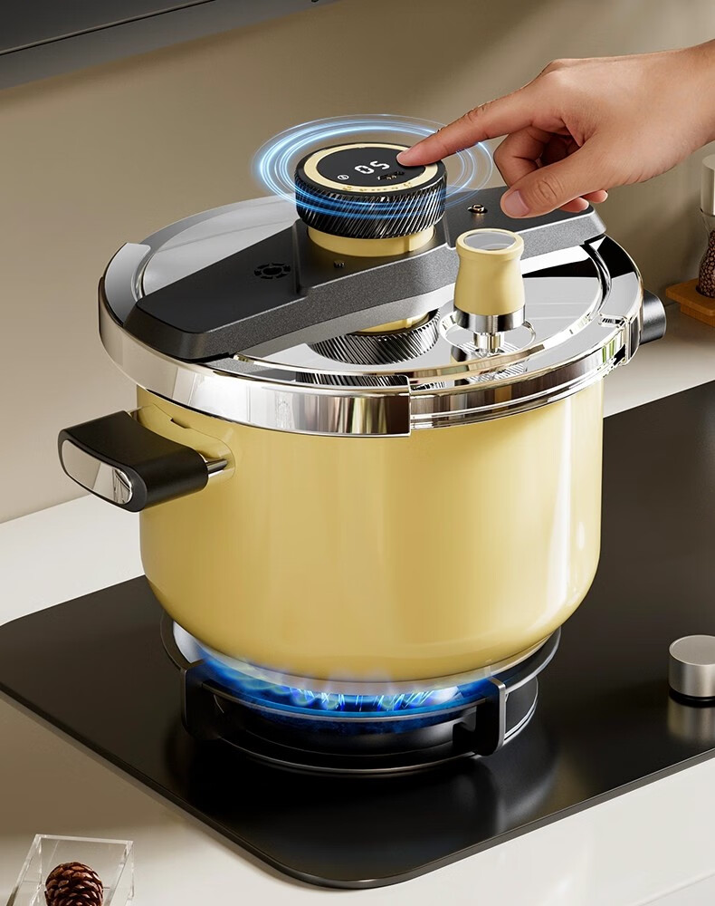 Royalstar High-Pressure Cooker 6L Household Small Capacity New Model Gas and Induction Cooker Compatible Explosion-Proof Timed Pressure Cooker 1