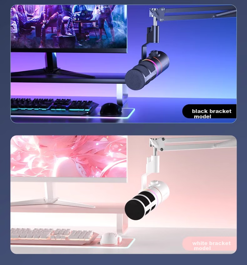 COMICA Enjoying D10Pro (A) Wireless Dynamic Microphone for Computer Gaming, Live Streaming, Built-In Sound Card Recording, Karaoke, Voice Acting, Gaming And Video Conferencing Microphone, Black 15