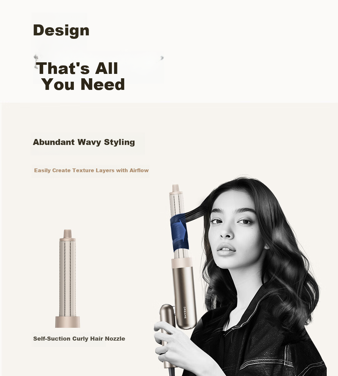 Zhuimi ZMD Hair Dryer Pocket Portable Folding Mini High-Speed Stylist Hair Dryer P10 Negative Ion Hair Protection Blower Titanium Gold AHD51 3