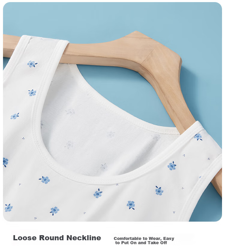 Yiershuang [100% Cotton] Middle-Aged And Elderly Women's Vest, Pure Cotton Wearable Vest-Style Bra, Undershirt, Base Layer Underwear 10
