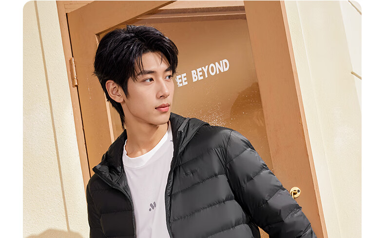361° Men's Down Jacket Autumn Winter New Lightweight Short Warm Hooded Sports Inner Layer 652544302D-4 17