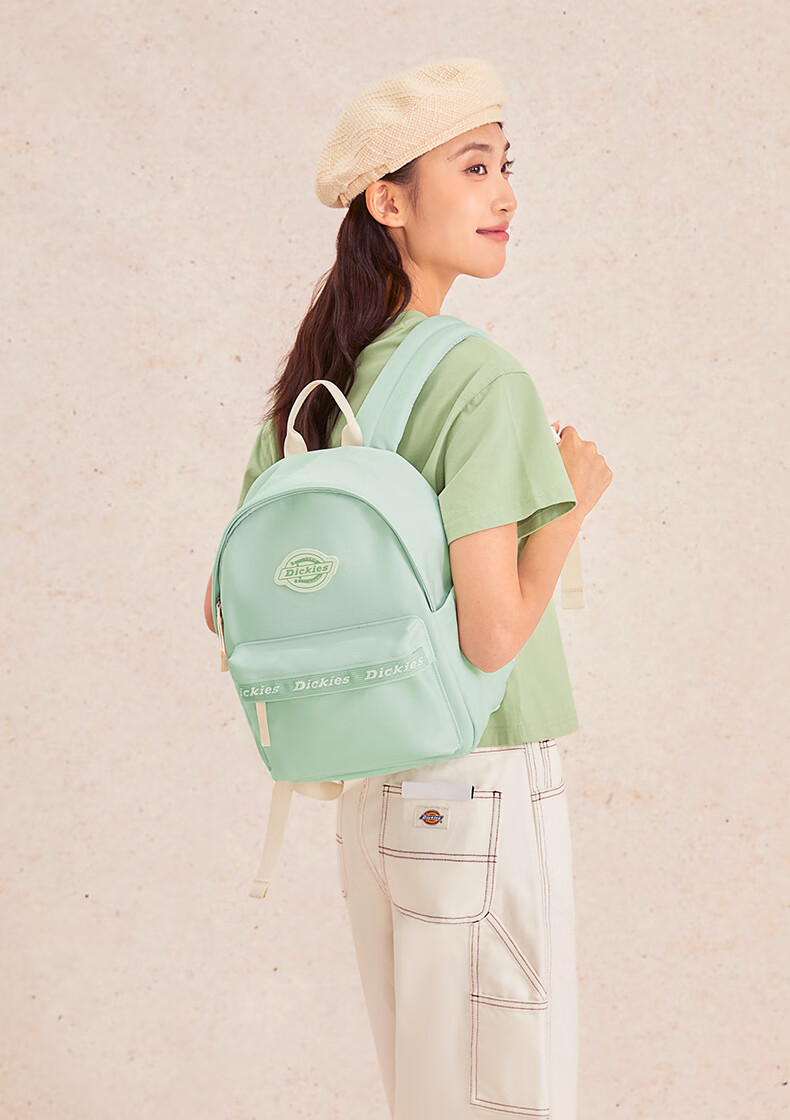 Dickies Summer Dopamine Large Capacity Backpack for Women College and High School Students Blue 15