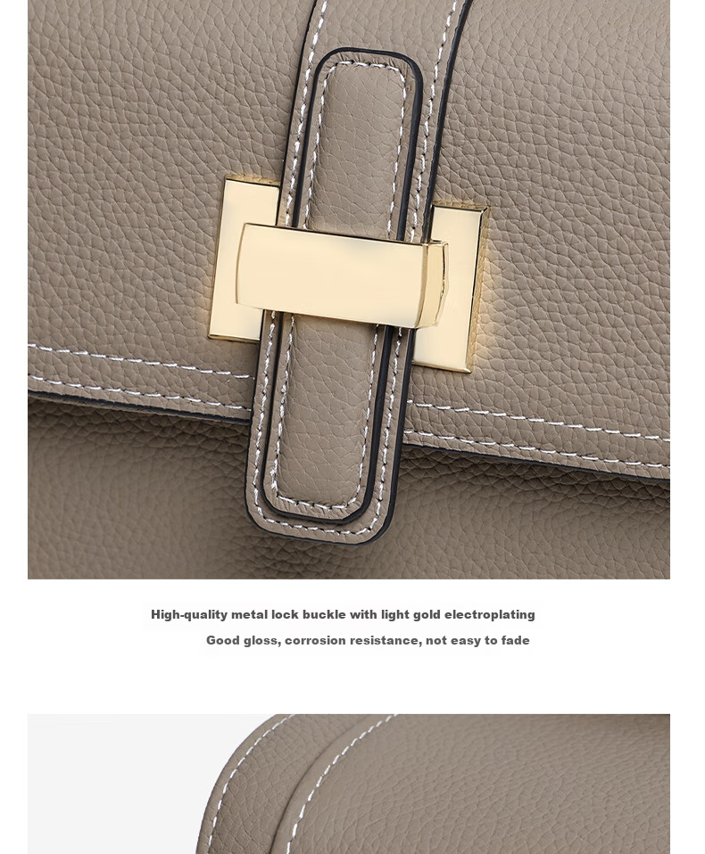Aiqinghai Leather Handbag, Women's Crossbody Bag, Shoulder Bag, Large Capacity, Practical Birthday And Mother's Day Gift for Mom 11