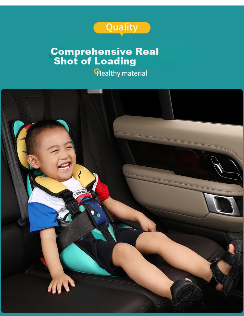 Dijialun Car Child Seat Cushion, Simple Portable Safety Belt Fixer, Shoulder Pad, Cartoon Girl Seat Cushio 12