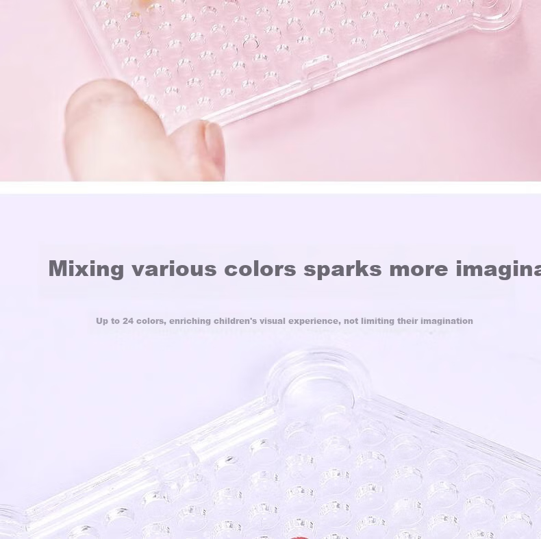 Lankupa Water Mist Magic Beads, 16 Colors, Children's DIY Craft Kit, Toy for Girls Aged 3-6, Kindergarten National Day Gift 4