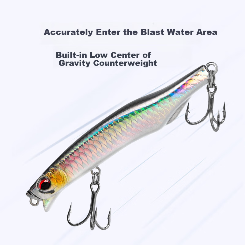 Guowangliya Lure, Qiao Ying Sinking Pencil Long-Casting Lure, Freshwater Topmouth Culter Specialized Bait, 11g/LN01