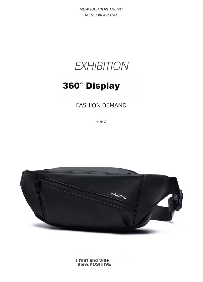 Huili Magnetic Buckle Men's Functional Crossbody Bag, Chest Bag, Shoulder Bag, Large Capacity, Trendy Casual Cycling Sports Sling Backpack 12