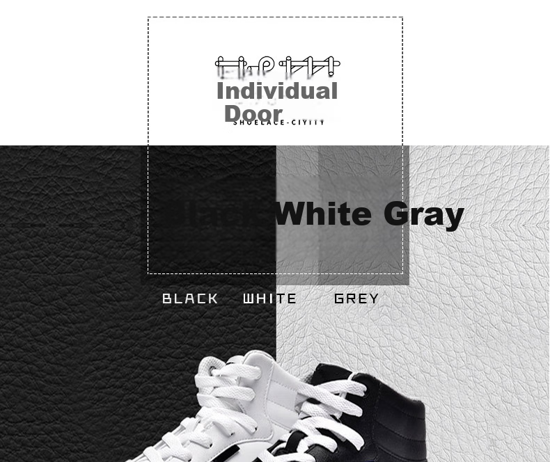 Nanjiren 3 Double Sports Shoe Laces, Casual Coconut Elastic Basketball Flat Men's Leather Shoes, Black And White, White, 120cm 1