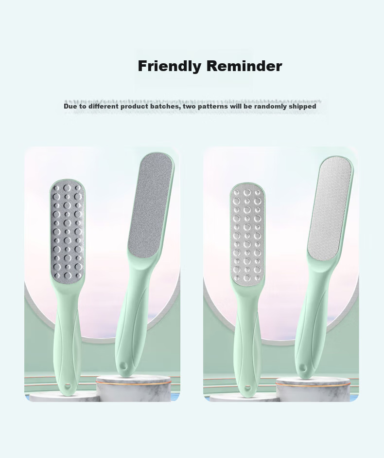 Baoshi Foot Scrubber, Pumice Stone for Removing Dead Skin And Calluses, Double-Sided Heel Scraper for Thick Skin, Portable 1