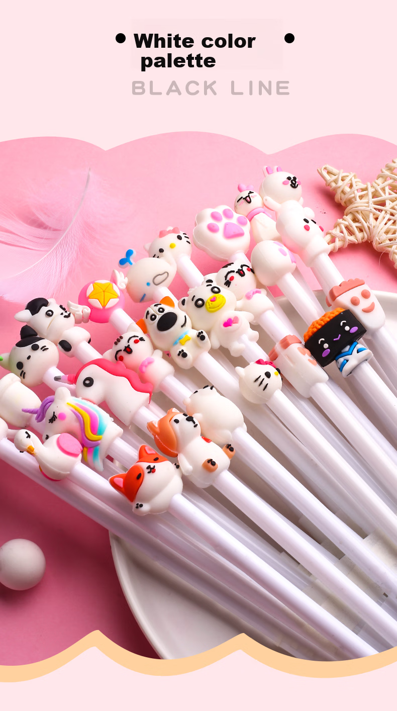 Jinzhi 20 Cartoon Gel Pens, 0.5mm, Student Prizes, Blind Box Pens, Rewards for Middle And High School Students, Stationery Supplies, Graduation Gifts, Birthday Presents, Cute Creative Water-Based Pens 13