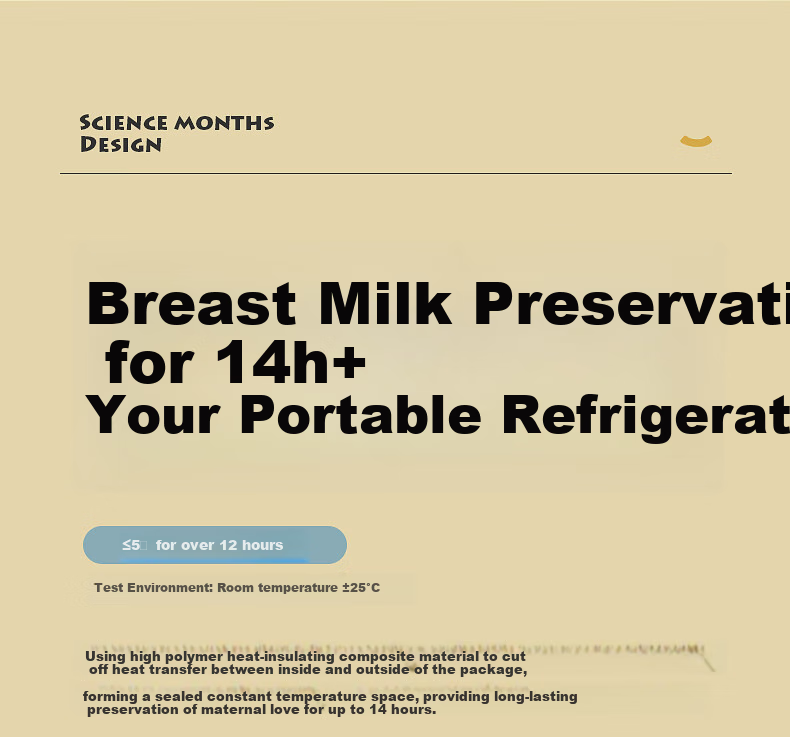 Xiaoyaxiang Breast Milk Storage Bag, Portable Insulated Cooler Bag for Working Mothers, Blue Ice Milk Preservation Bag, Mommy Bag (Yicai) 5