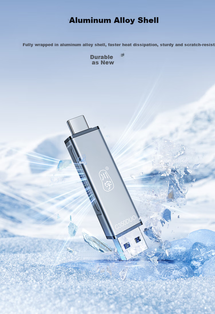 Chuanyu USB 3.2 Apple/Type-C Card Reader TF/SD Dual Card Compatible with Computer Tablet Phone DJI Drone Apple 17/16 Sports Camera 10
