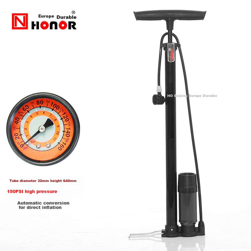 HONOR N High-Pressure Air Pump for Bicycle, Portable Home Use, Mountain Bike, Car, Electric Motorcycle, Basketball, Bicycle Accessories