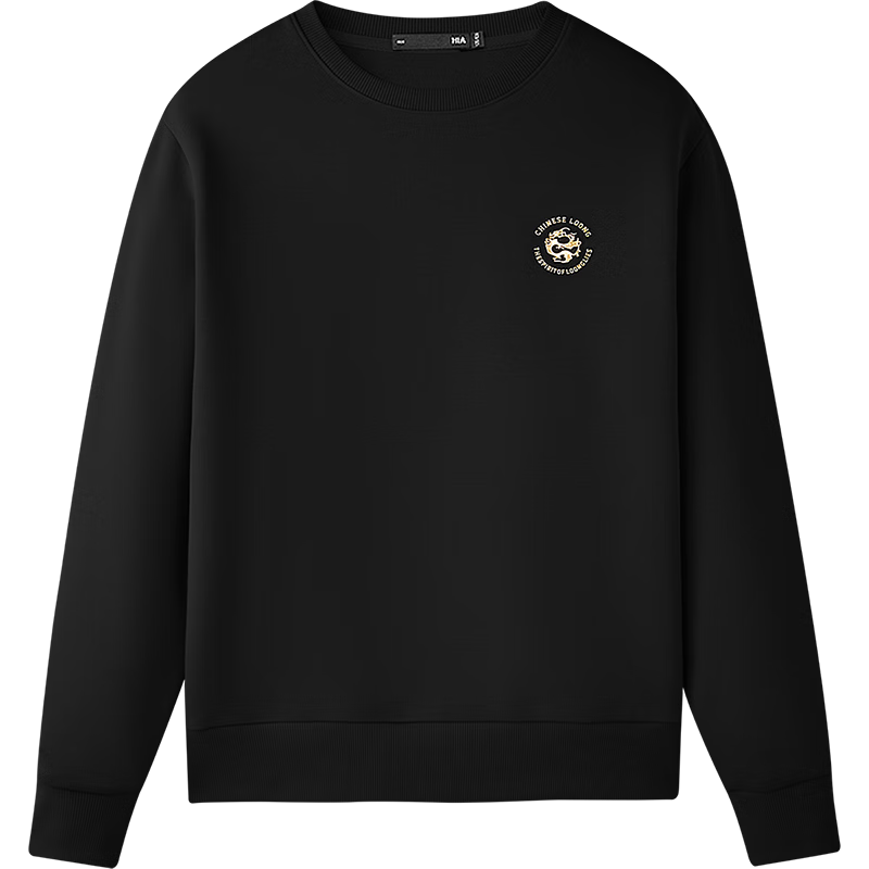 HLAHLA Men's Spring 2026 Chinese Dragon Series Durable Soft Long Sleeve Sweatshirt