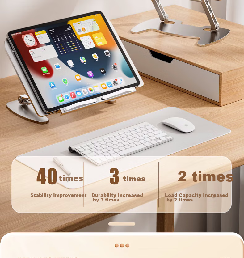 Shuxing Metal Reading Stand, Adjustable Height, Multifunctional Book Holder for Children, Reading Aid, Book Stand for Elementary School Students, Fixed Book Support, Extendable Desktop Bookshelf 2