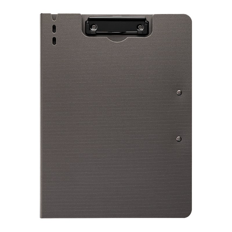 Tianse A4 Folder Board Double Clip Folding Page Clip Conference Clip Secretary Clip Data Clip Test Paper Clip Signature Signing Clip Office Supplies TS-10002 Agate Grey