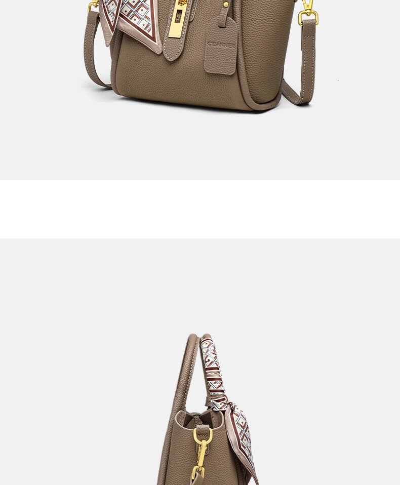 C.BANNER First Layer Cowhide Women's Handbag Tote Shoulder Bag Luxury Crossbody Birthday Qixi Valentine's Day Gift for Girlfriend 12